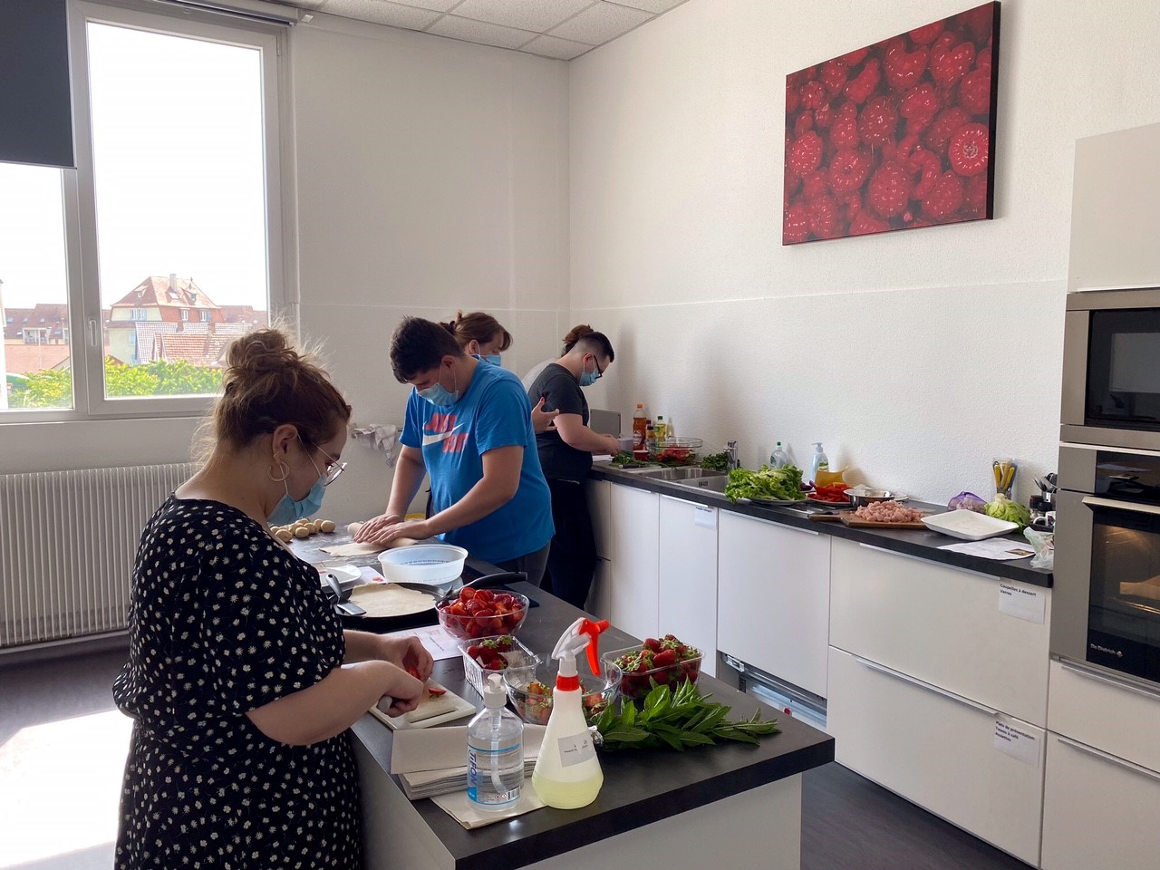 Atelier cuisine avec la mission locale